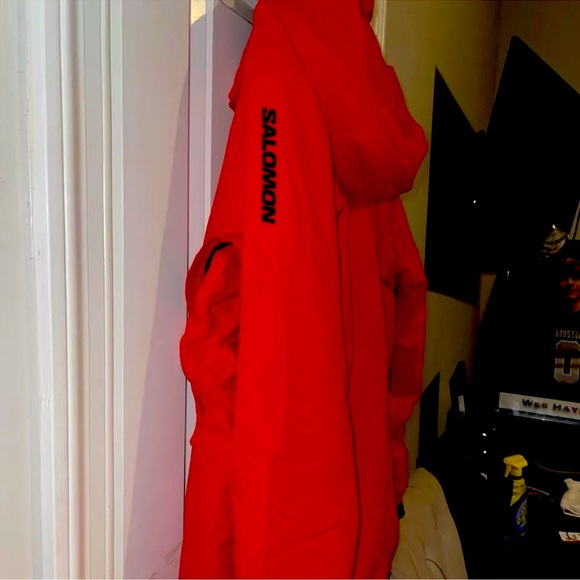 Salomon BRILLIANT-PERFORMANCEJACKET “FIERY RED”20,000mm rain proof PRIMOLOFT PRO - Picture 10 of 16